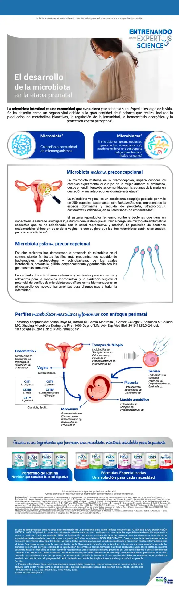 El desarrollo de la microbiota en la etapa prenatal